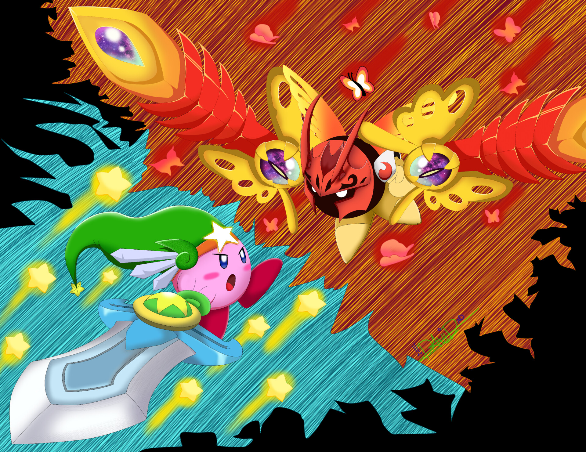 ArtStation - Kirby vs Morpho Knight