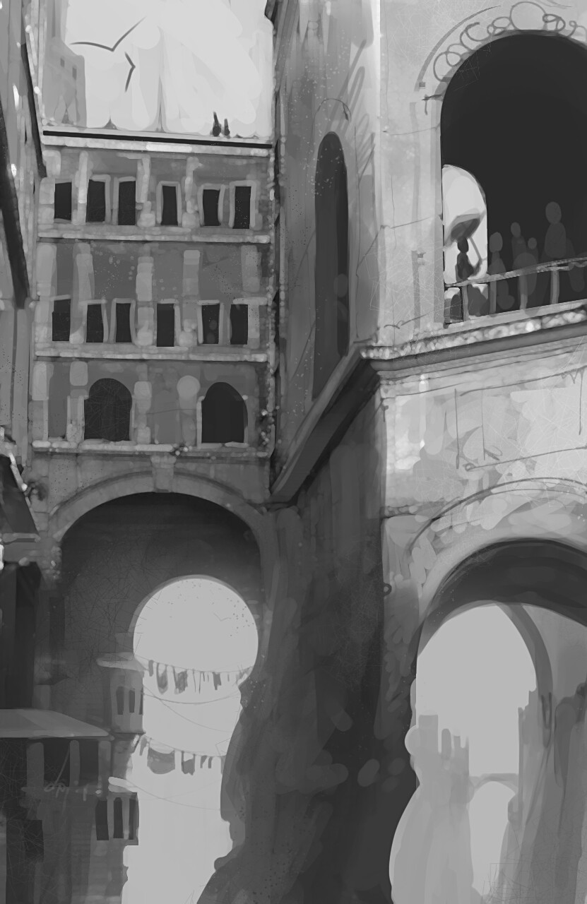 Canyon buildings
