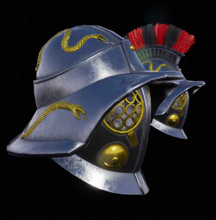 WaffleButterSoft Thracianinspired Gladiator Helmet For Conan Exiles