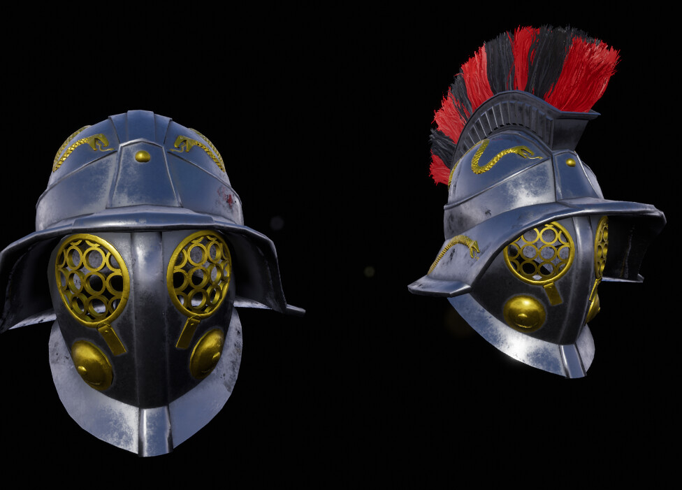 WaffleButterSoft Thracianinspired Gladiator Helmet For Conan Exiles