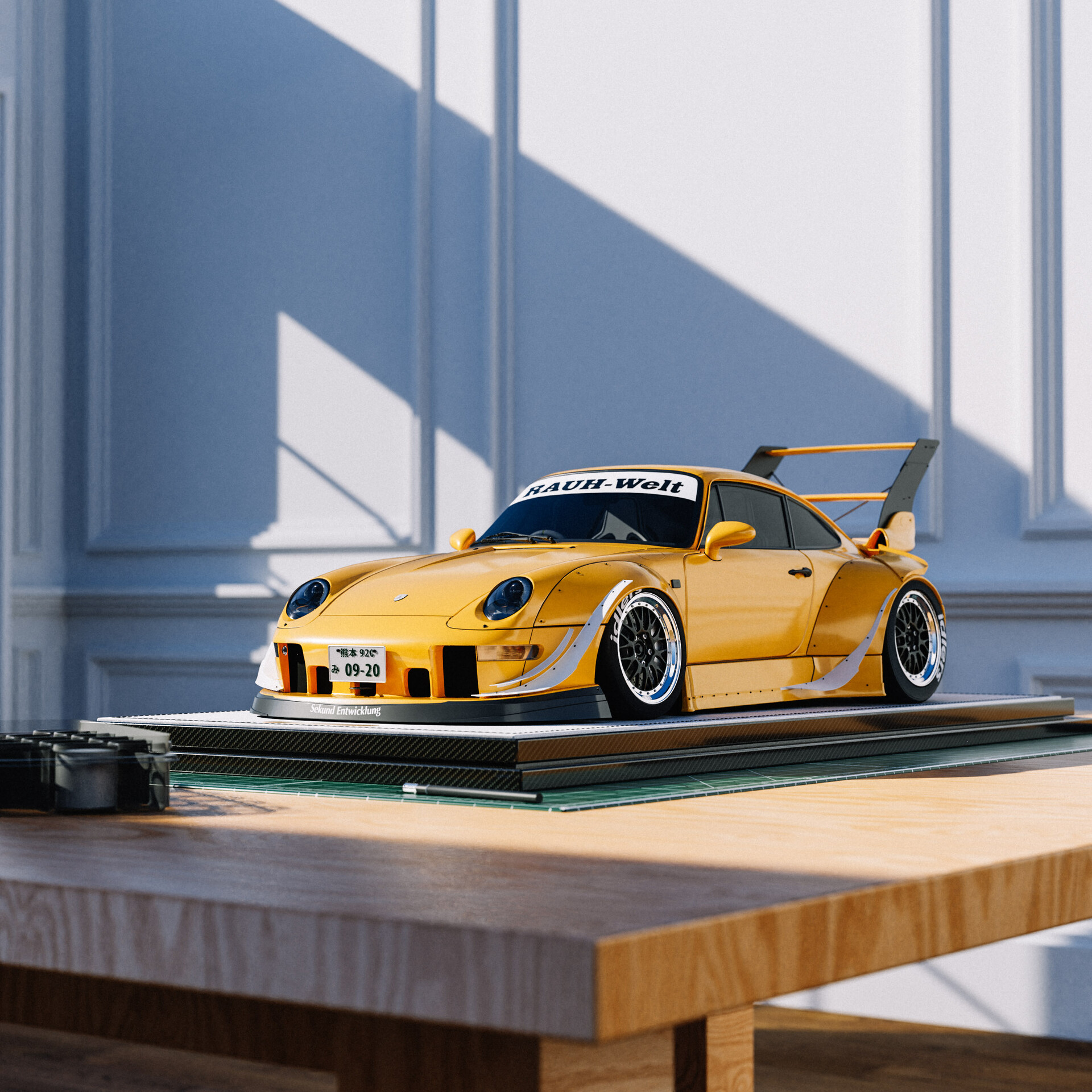 ヌードモデル1 ArtStation - 1:8 993 RWB with BBS LM (モデルカー)