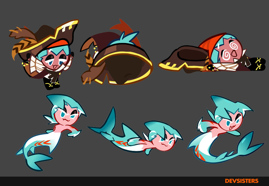 Cookie Run Sorbet Shark Cookie - 4K Wallpaper Gallery