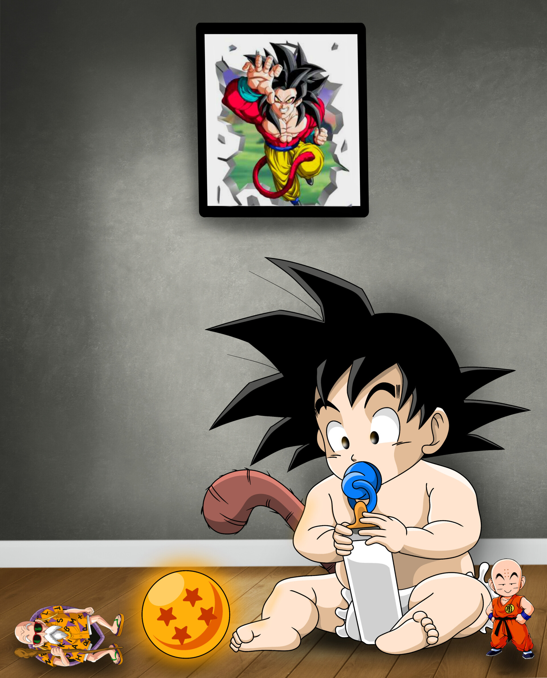 Baby Goku (SSJ1) - Manga_NFT