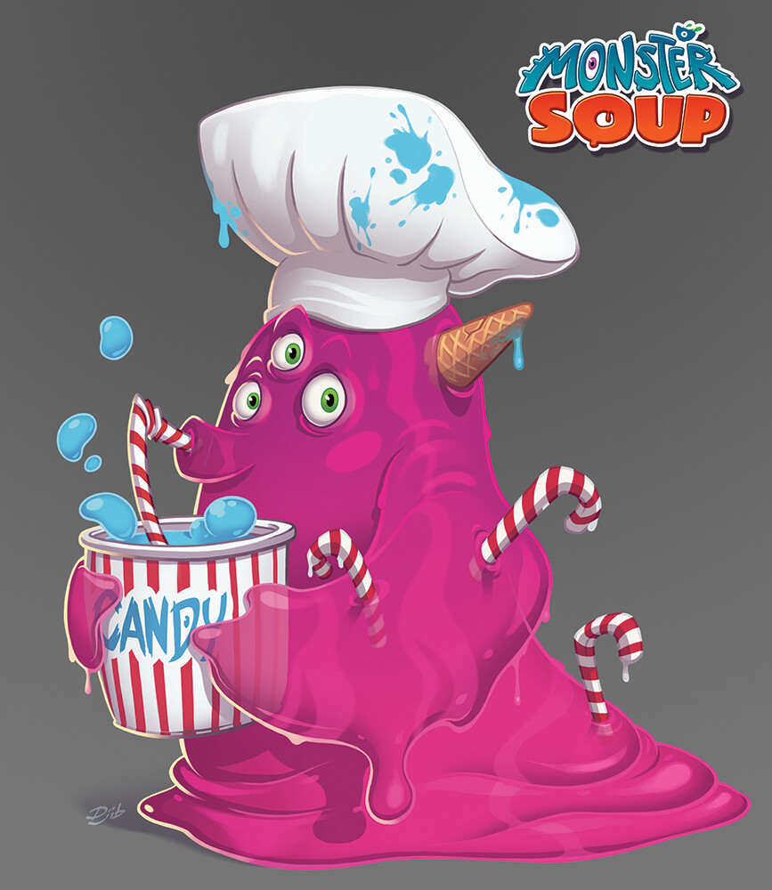 Bob the blob, the candy vacuum cleaner.
