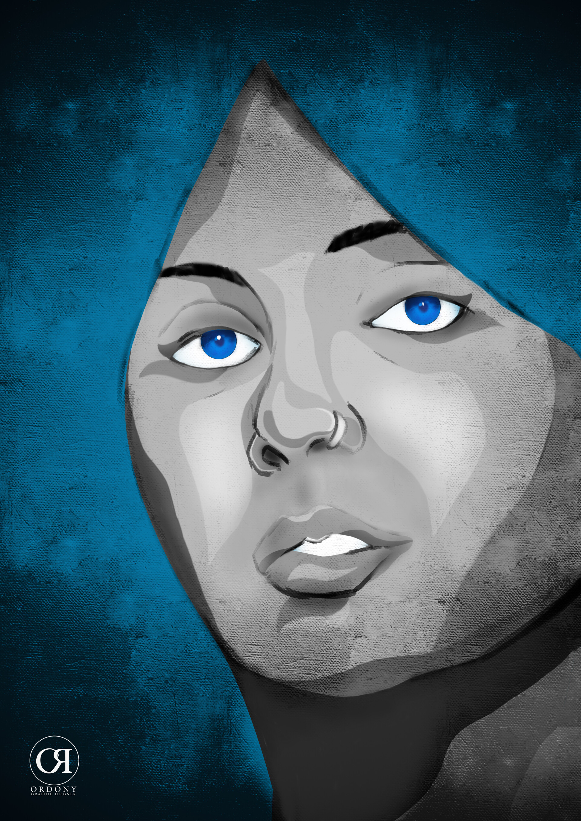 ArtStation Blue girl