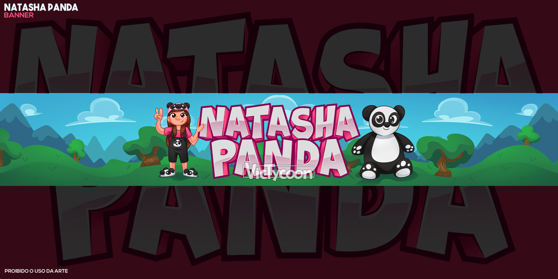 ArtStation - BANNER, AVATAR E LOGO - Natasha Panda ()