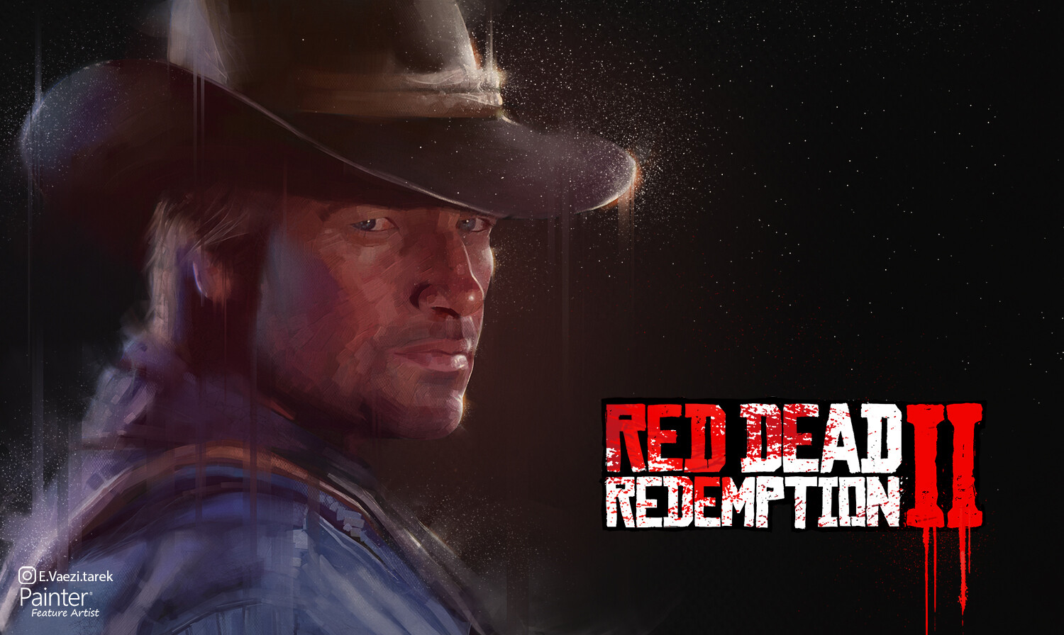 red dead redemption 2 - Arthur Morgan by ehsan vaezi