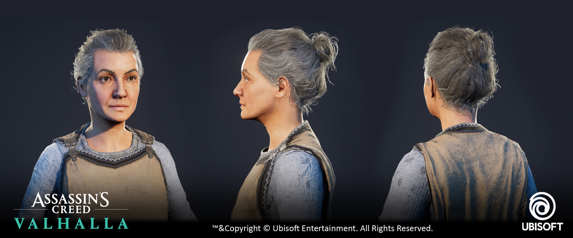 Artstation Assassin S Creed Valhalla Hairstyles Part 01 Dominique Gagne