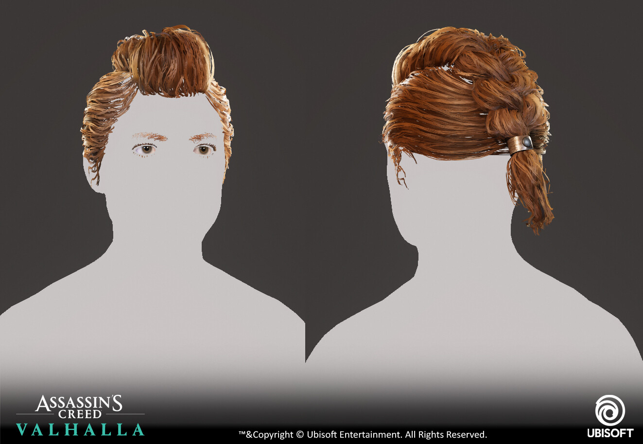 Artstation Assassin S Creed Valhalla Hairstyles Part 03 Dominique Gagne