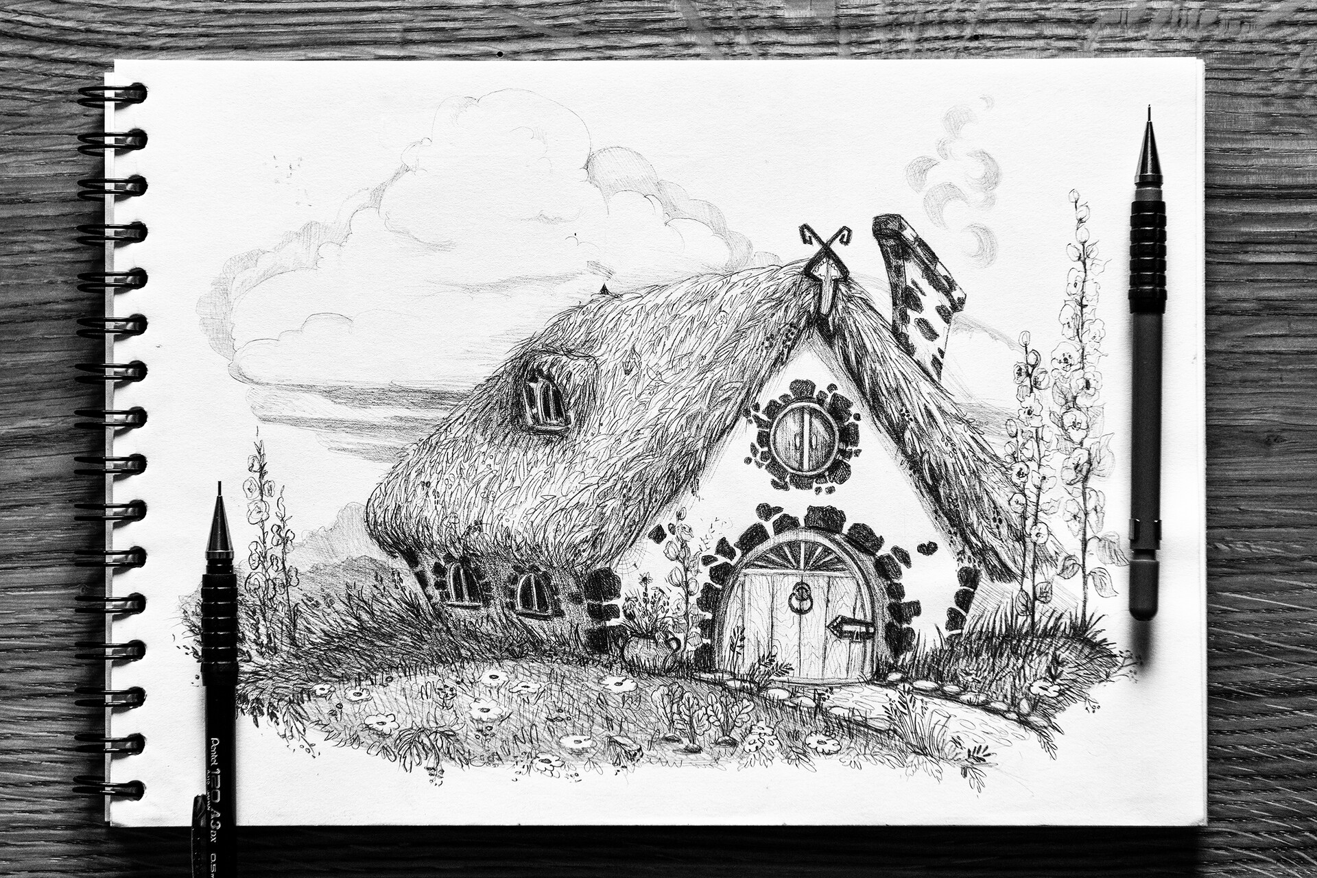 Artstation Hobbit House Elena Kyrylchuk The perfect shelf for tolkien books. artstation
