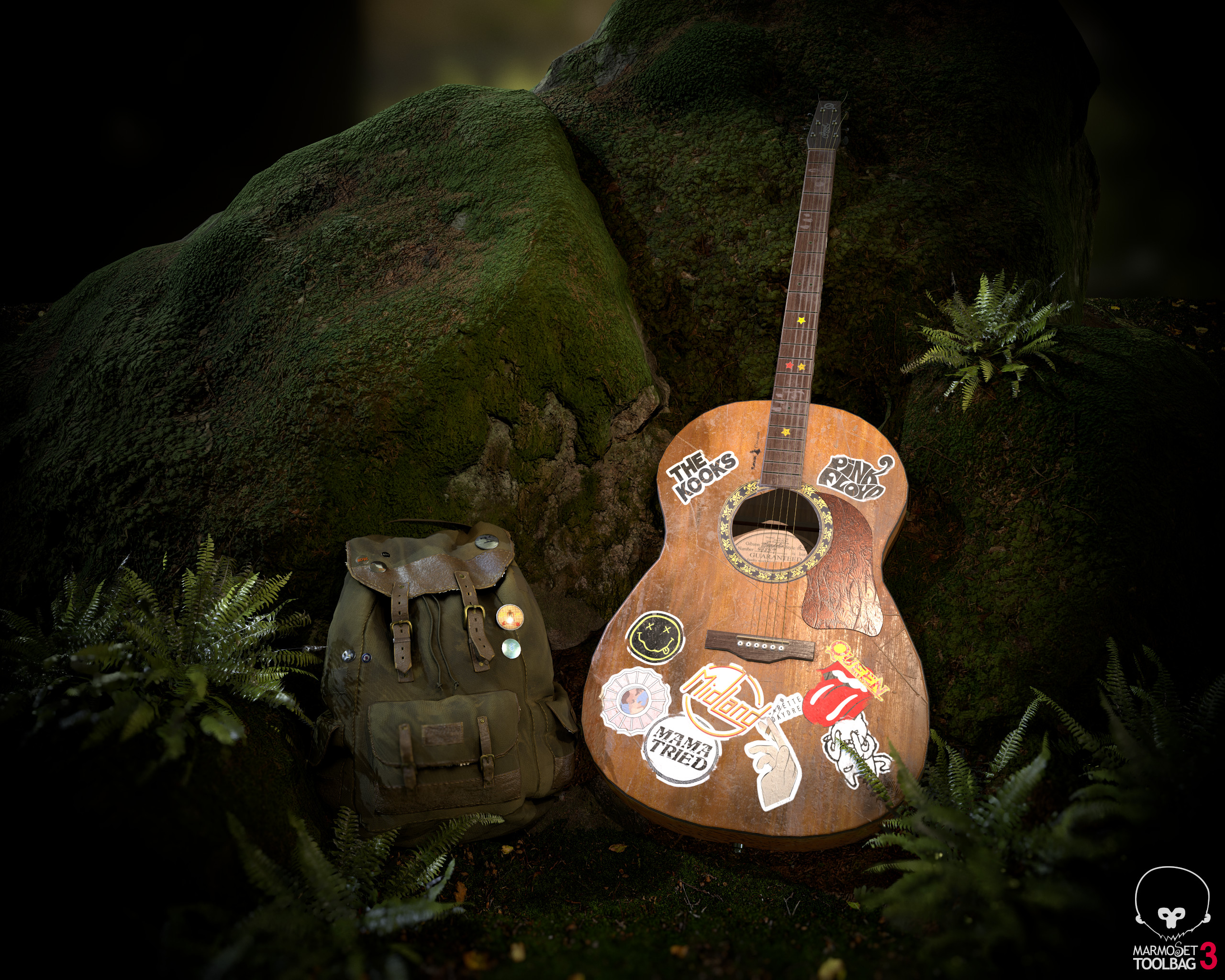 guitar school backpack