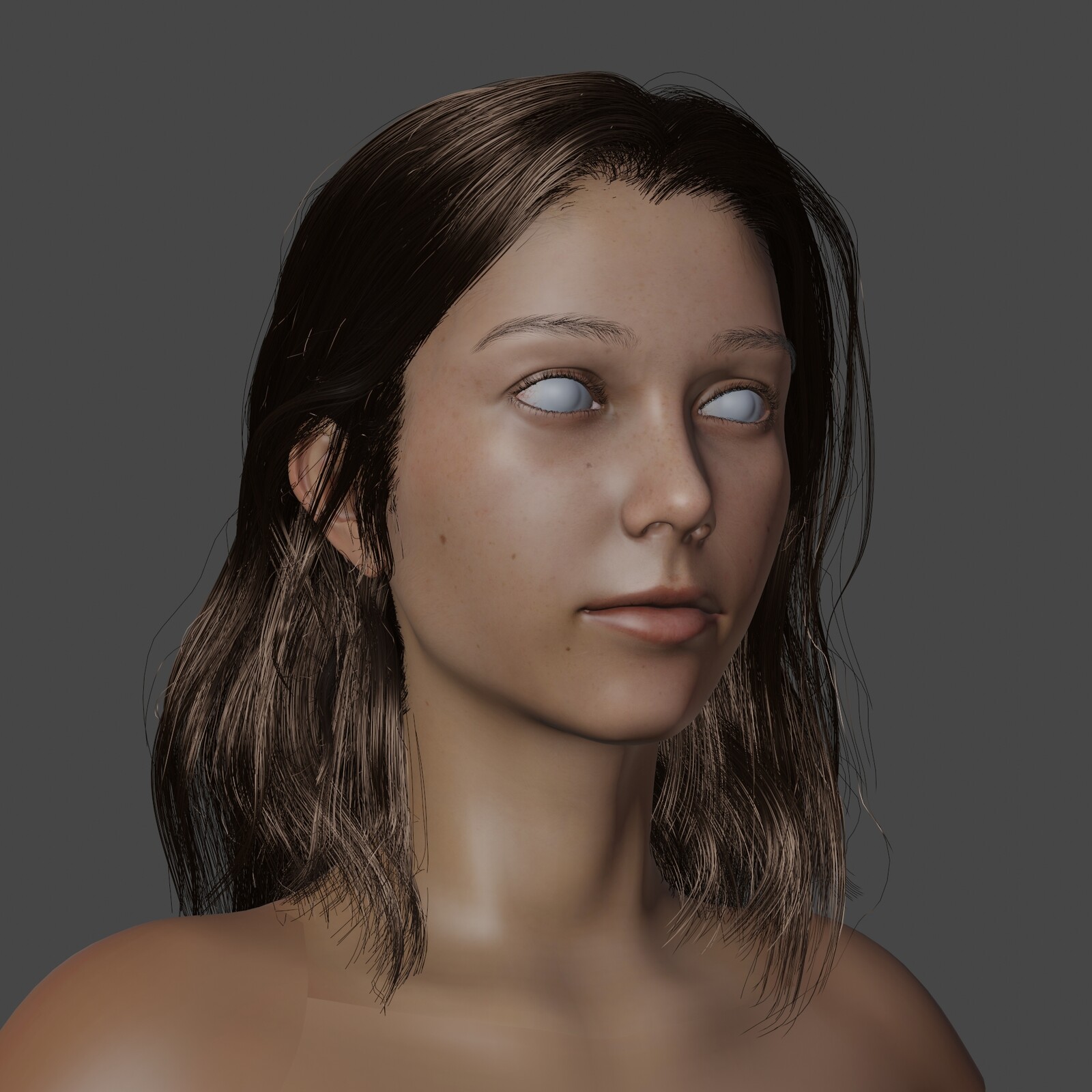 new hair shading for the viewport 
