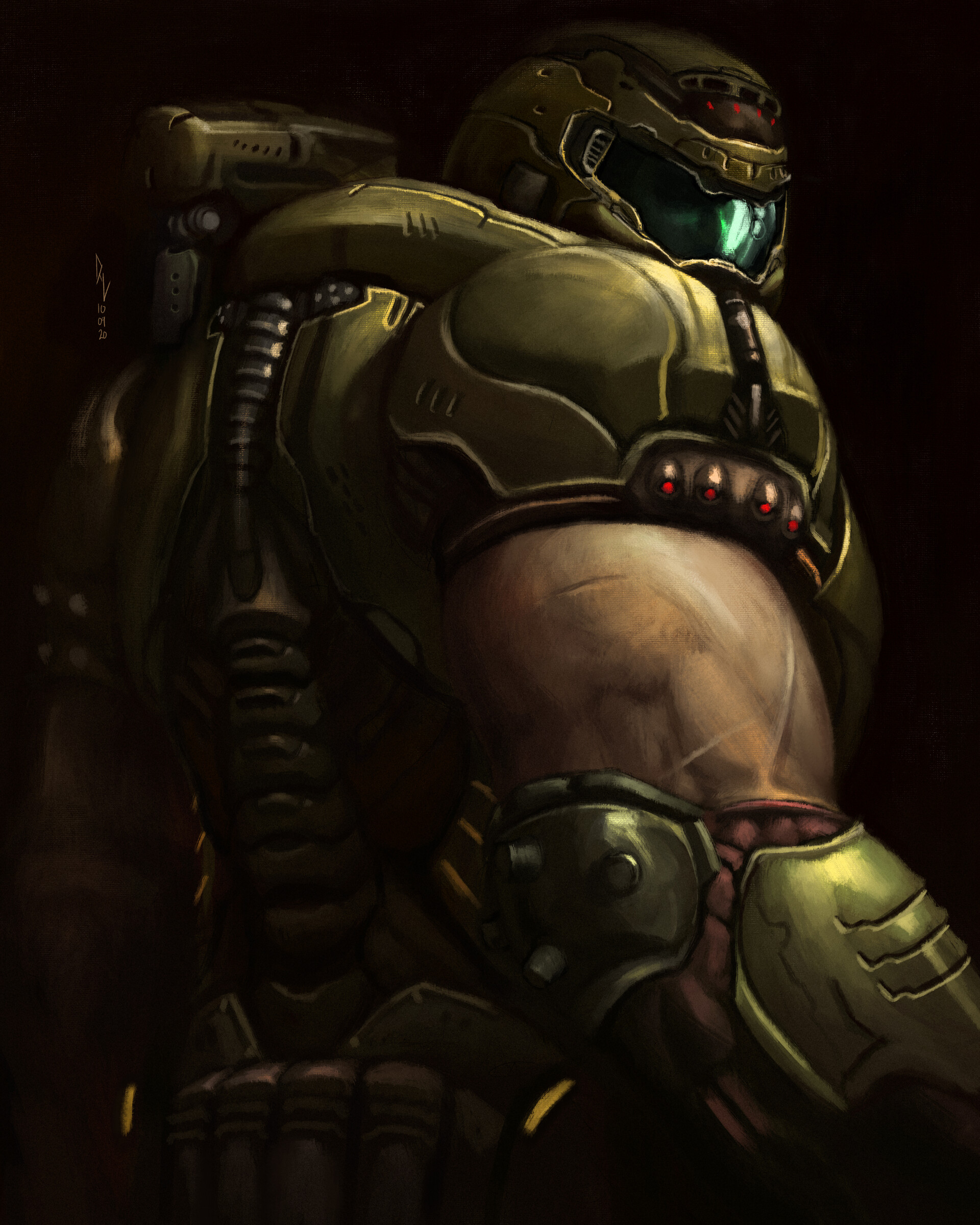 ArtStation - Doomslayer - A Baroque Interpretation