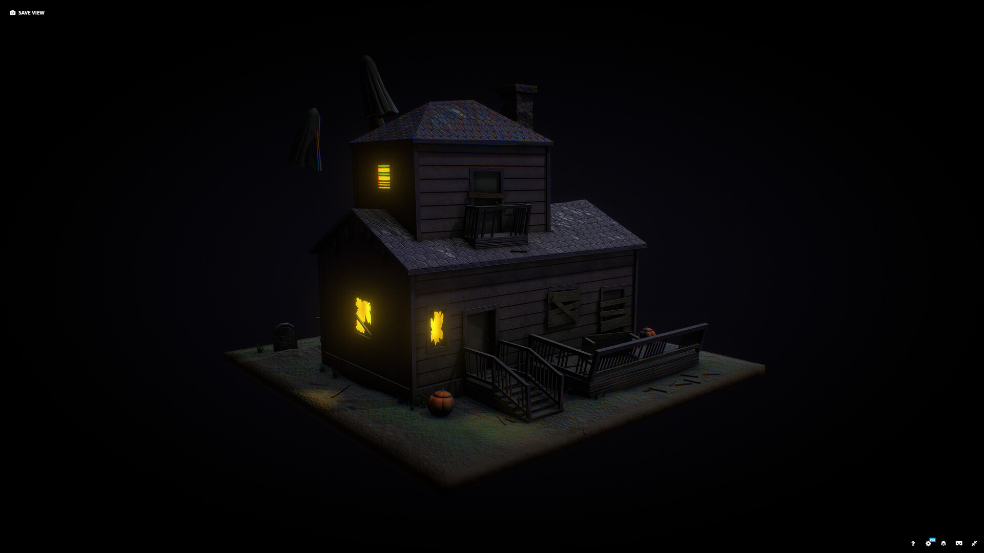 GitHub - Singh233/Haunted-House-ThreeJs: A haunted house scene