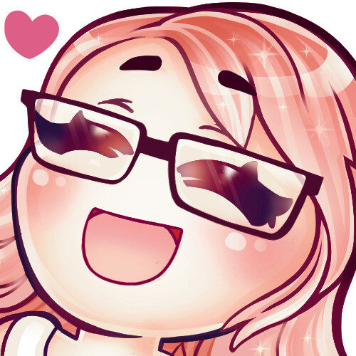 ArtStation - twitch cute happy emote