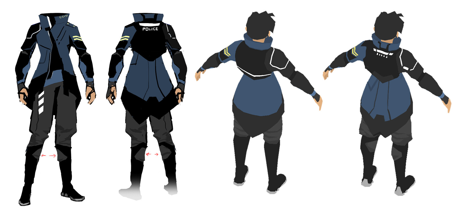Low-poly model paintover (model by Alex Bull)