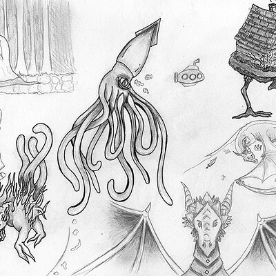 Creature Sketches 