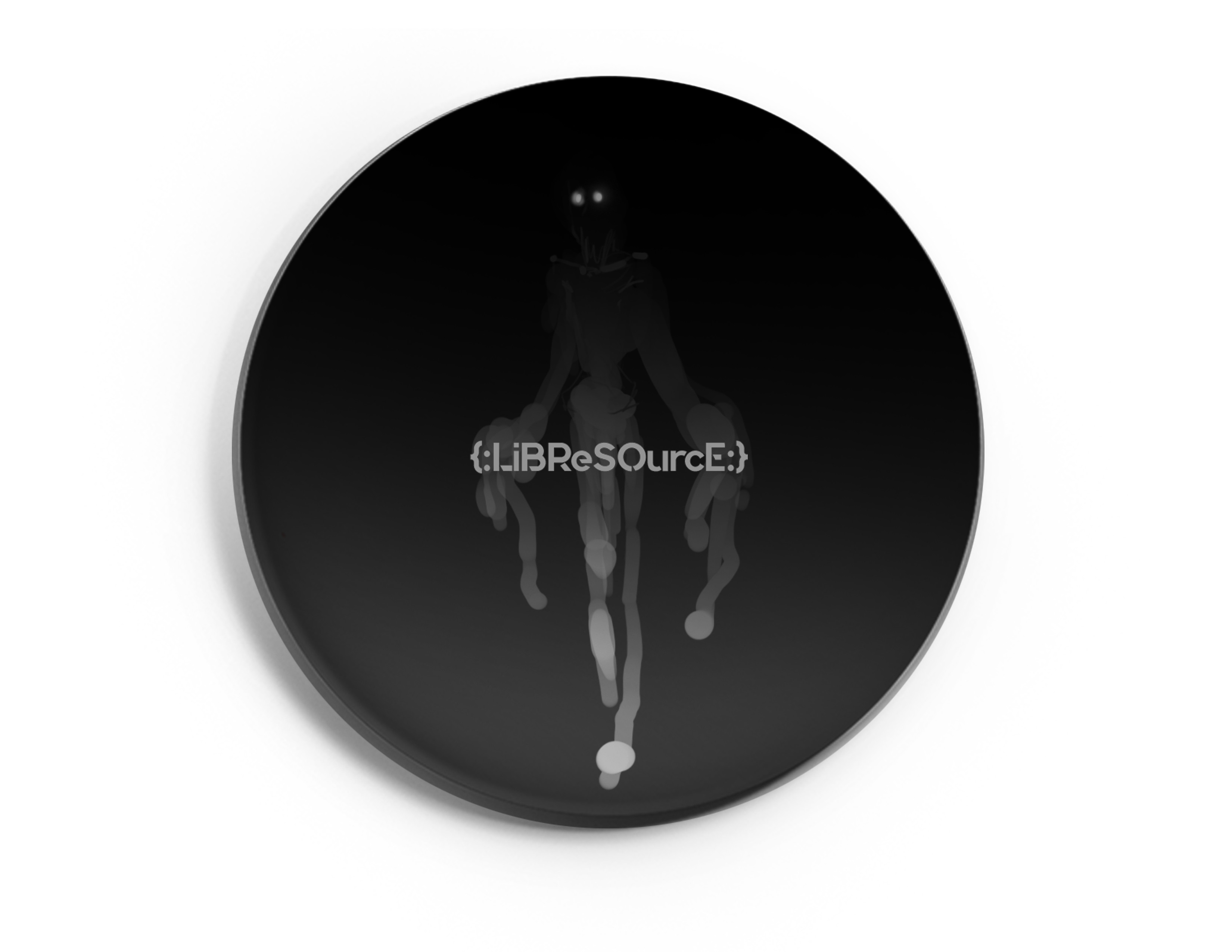 Final illustration for the pin, before distortion and 3D