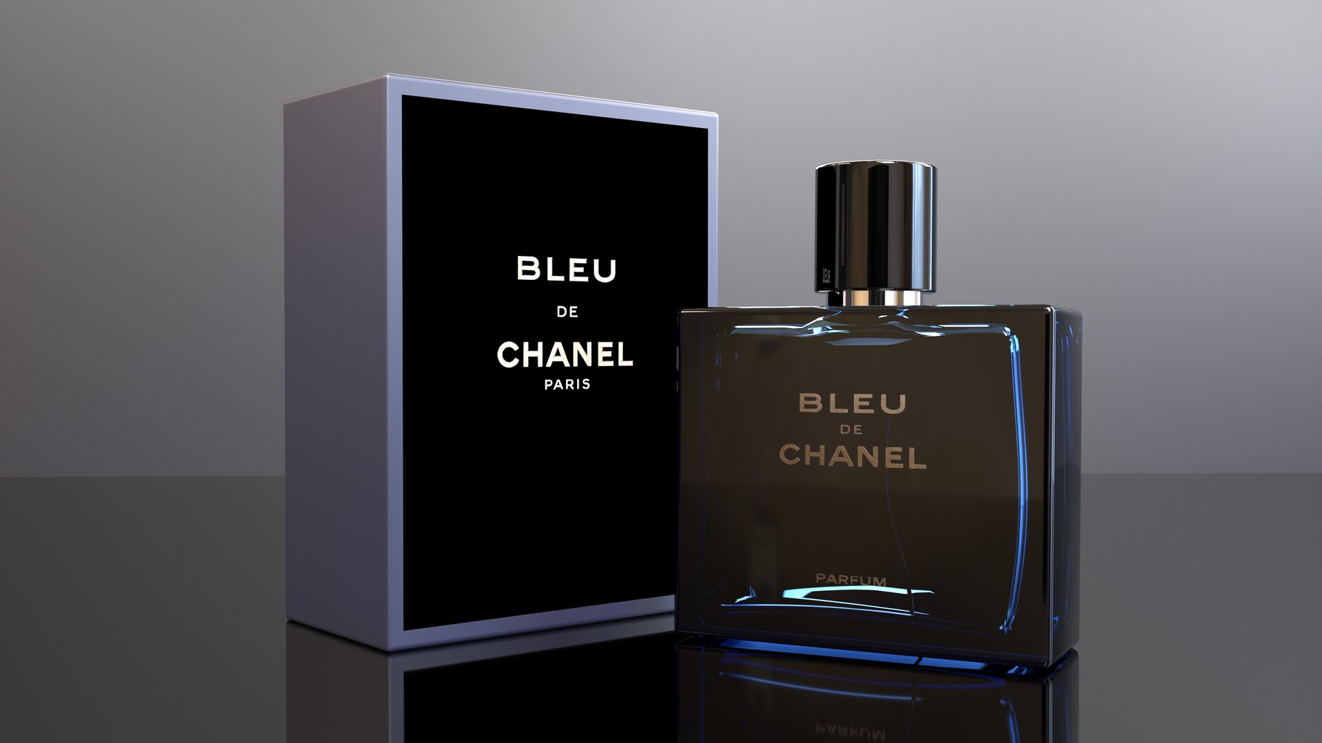 ArtStation - Bleu De Chanel 3D Product Visualization