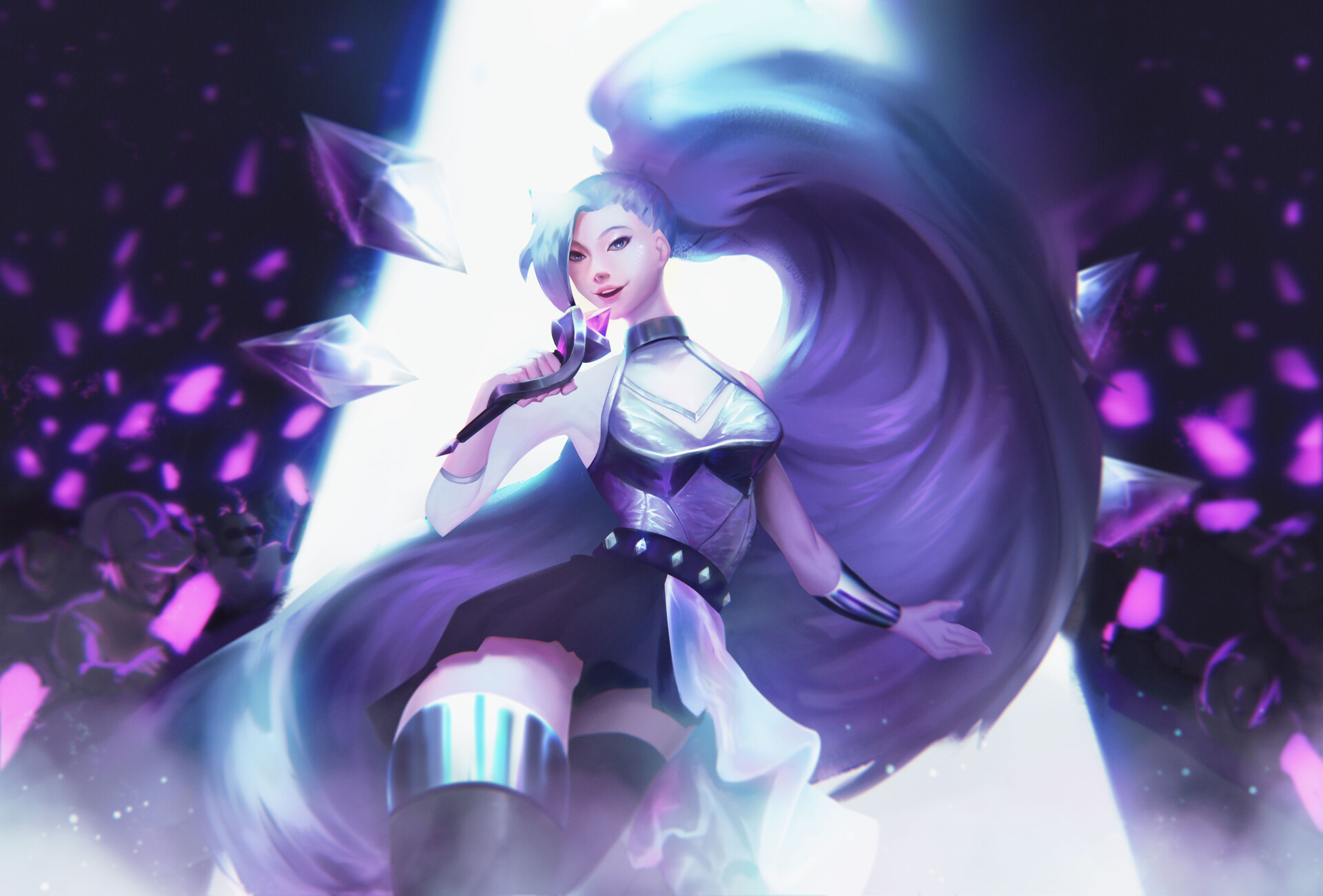 ArtStation - Seraphine K\DA ALL OUT (league of legends) fan art