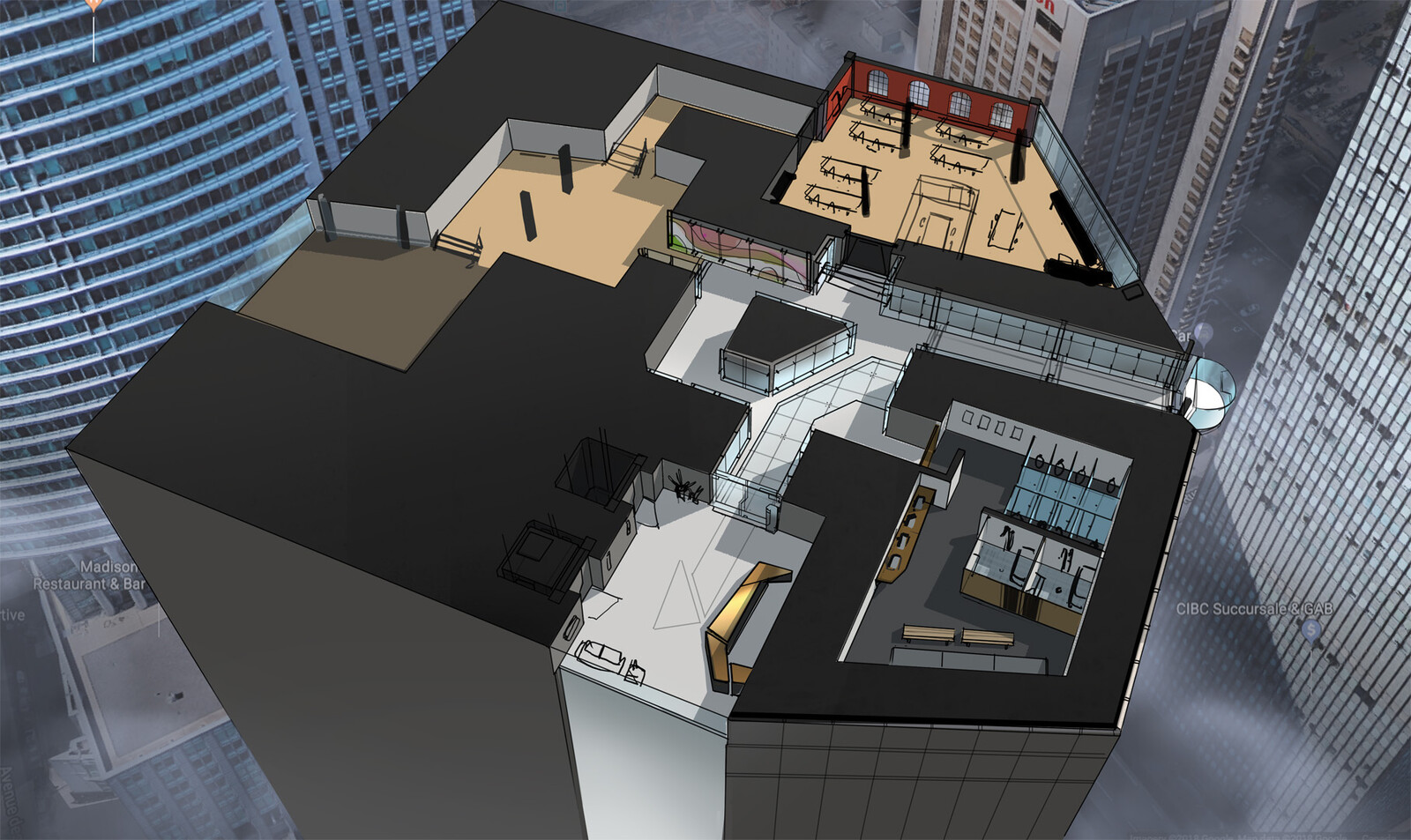 Office area level design