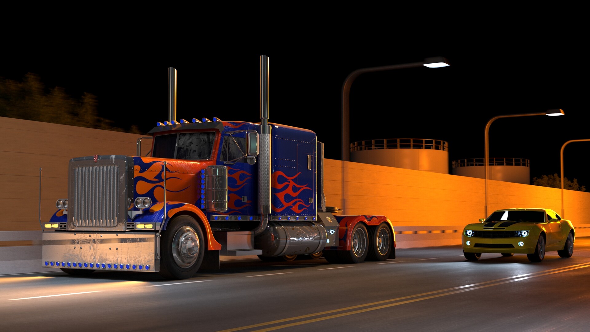 ArtStation - Optimus Prime Truck