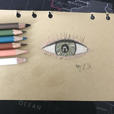 One new tryout (Realistic eye)