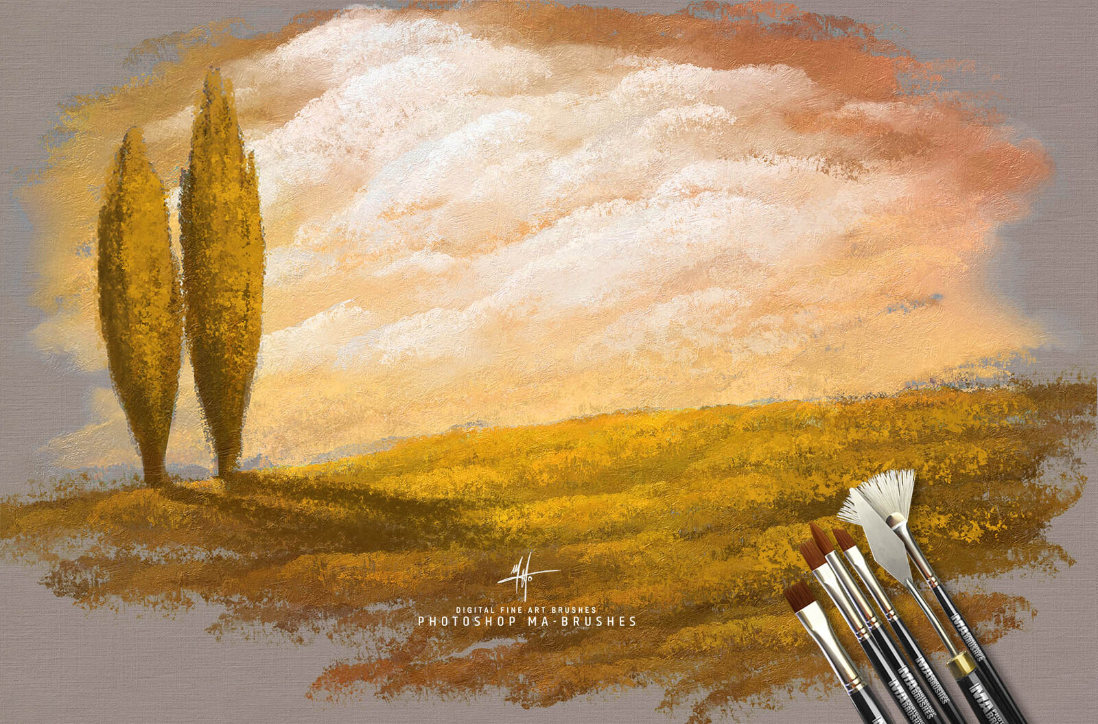 Artistic Digital Painting Oil Brushes - Painterly Style / Traditional 