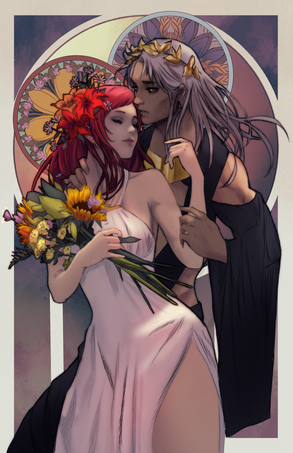 Hades and Persephone.