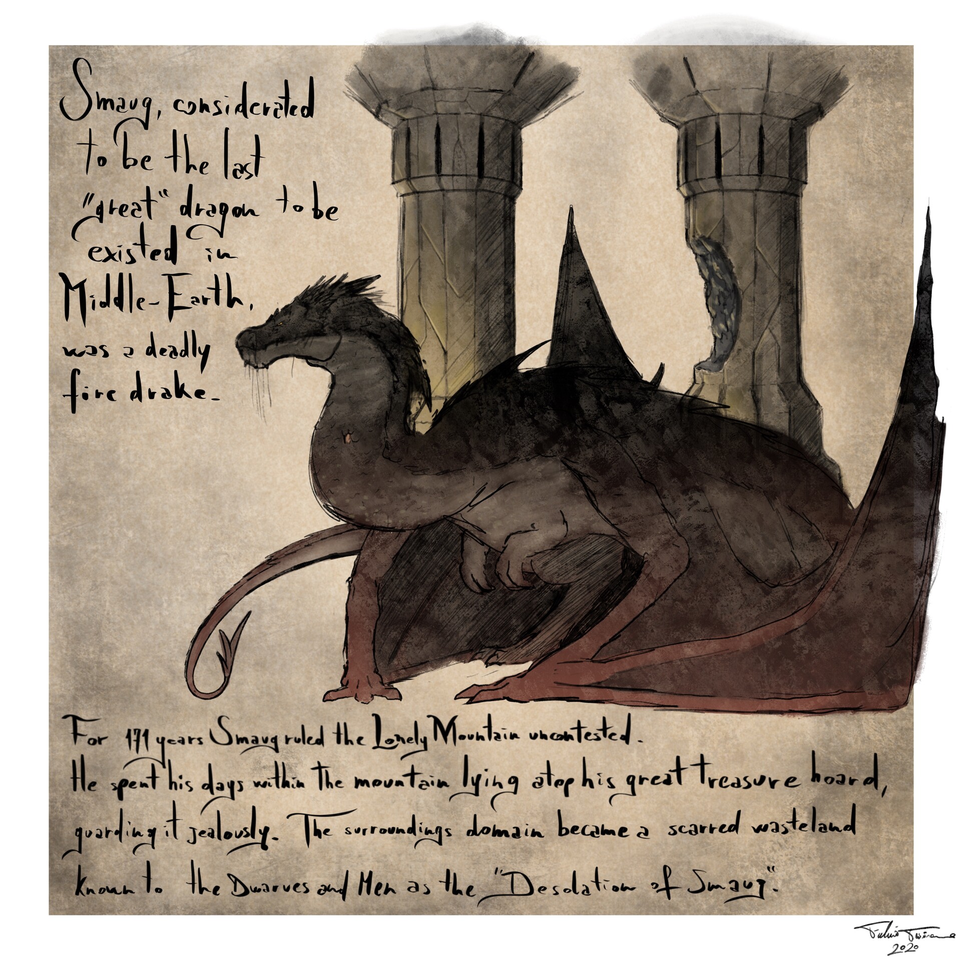 Fulvio Trivisonno - Tolkien's Dragons