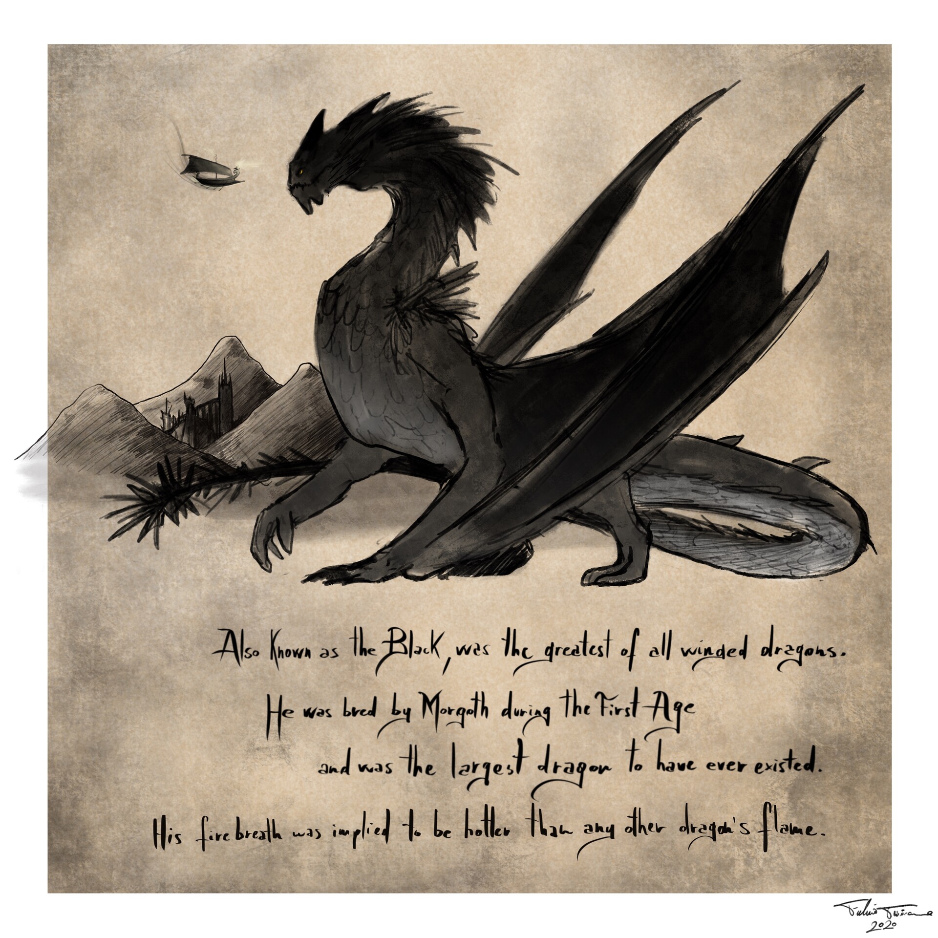 Fulvio Trivisonno - Tolkien's Dragons