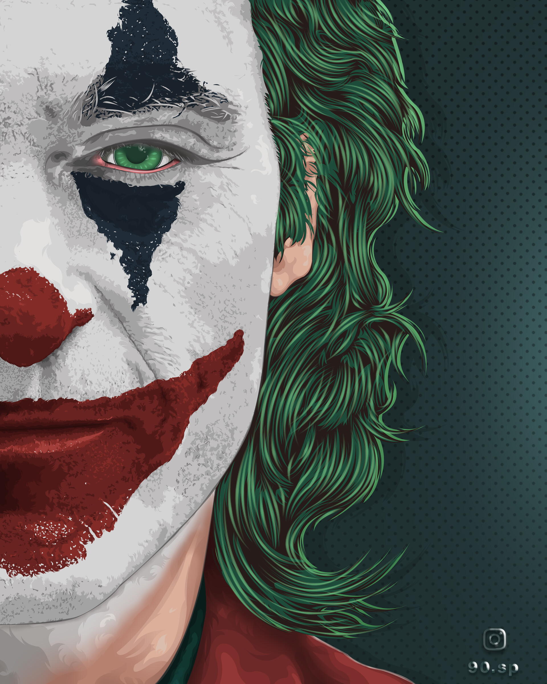 ArtStation vector art 《 joker