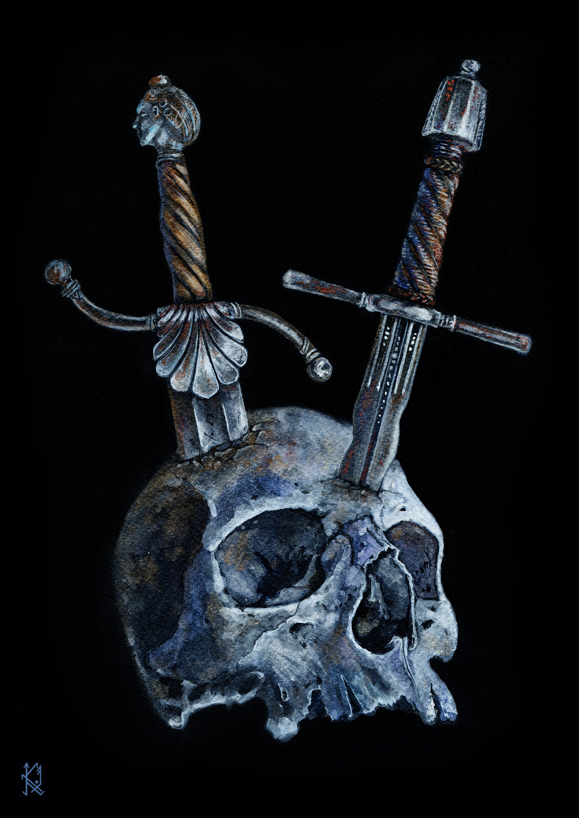 "Some have died and some are alive
And others sail on the sea
With the keys to the cage
And the Devil to pay
We lay to Fiddler's Green..."©