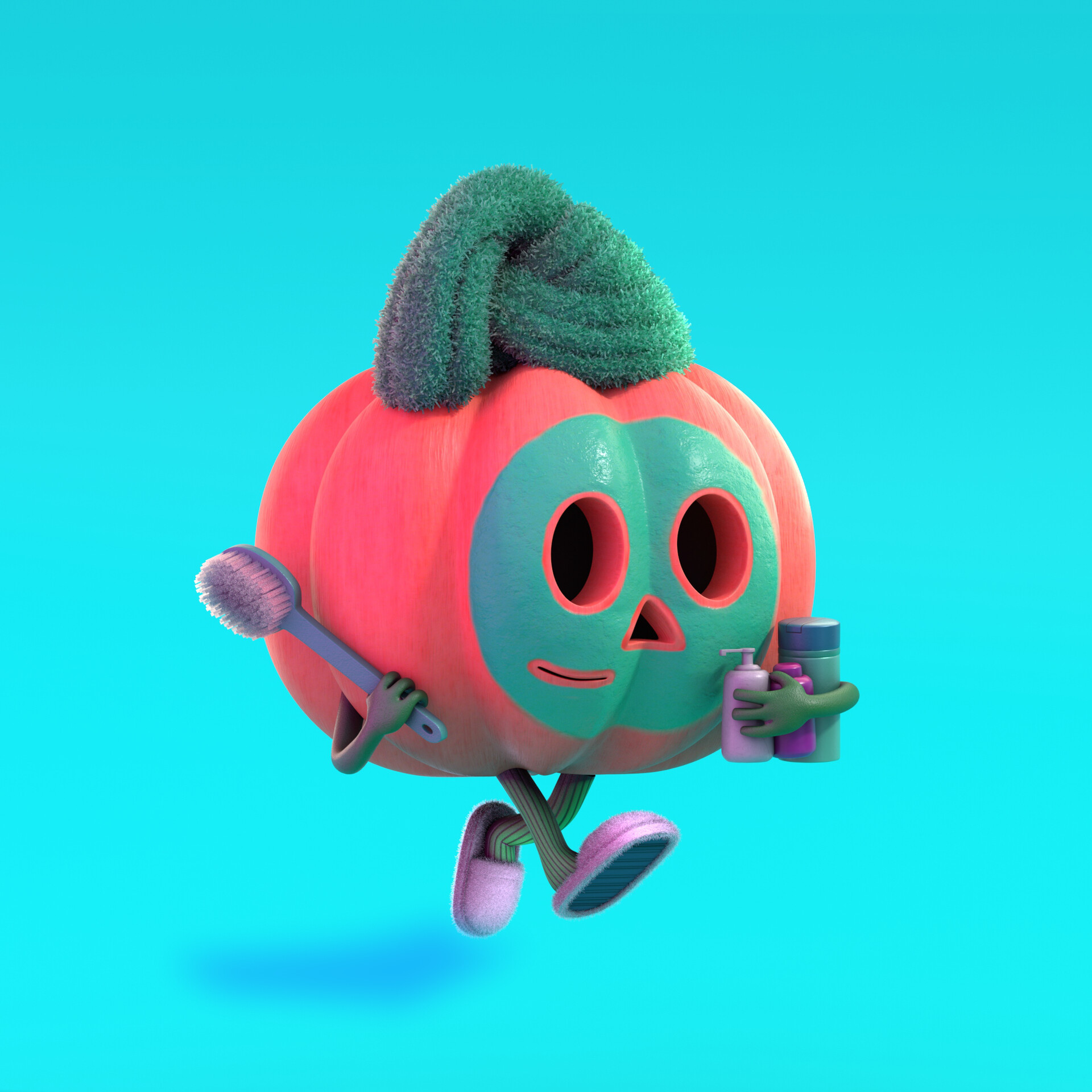 ArtStation - Too cute to spook 3D