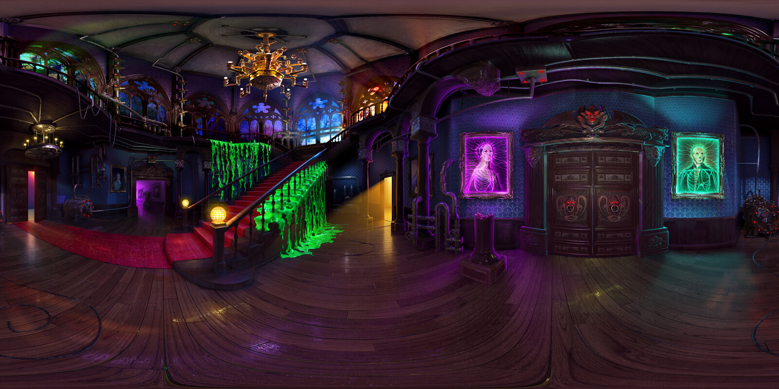 Facebook Messenger 360 Background: Halloween