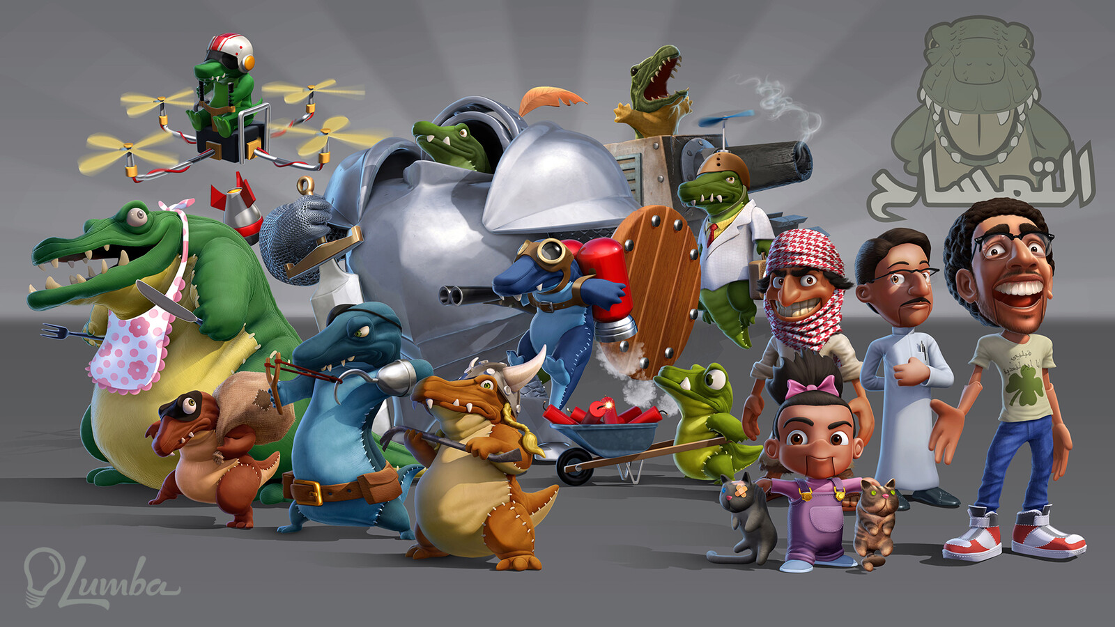 Lumba: "Army of Temsa" Character Designs