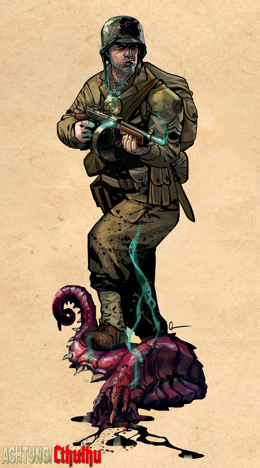 Sgt. Carter, A!C first edition design by Dim Martin