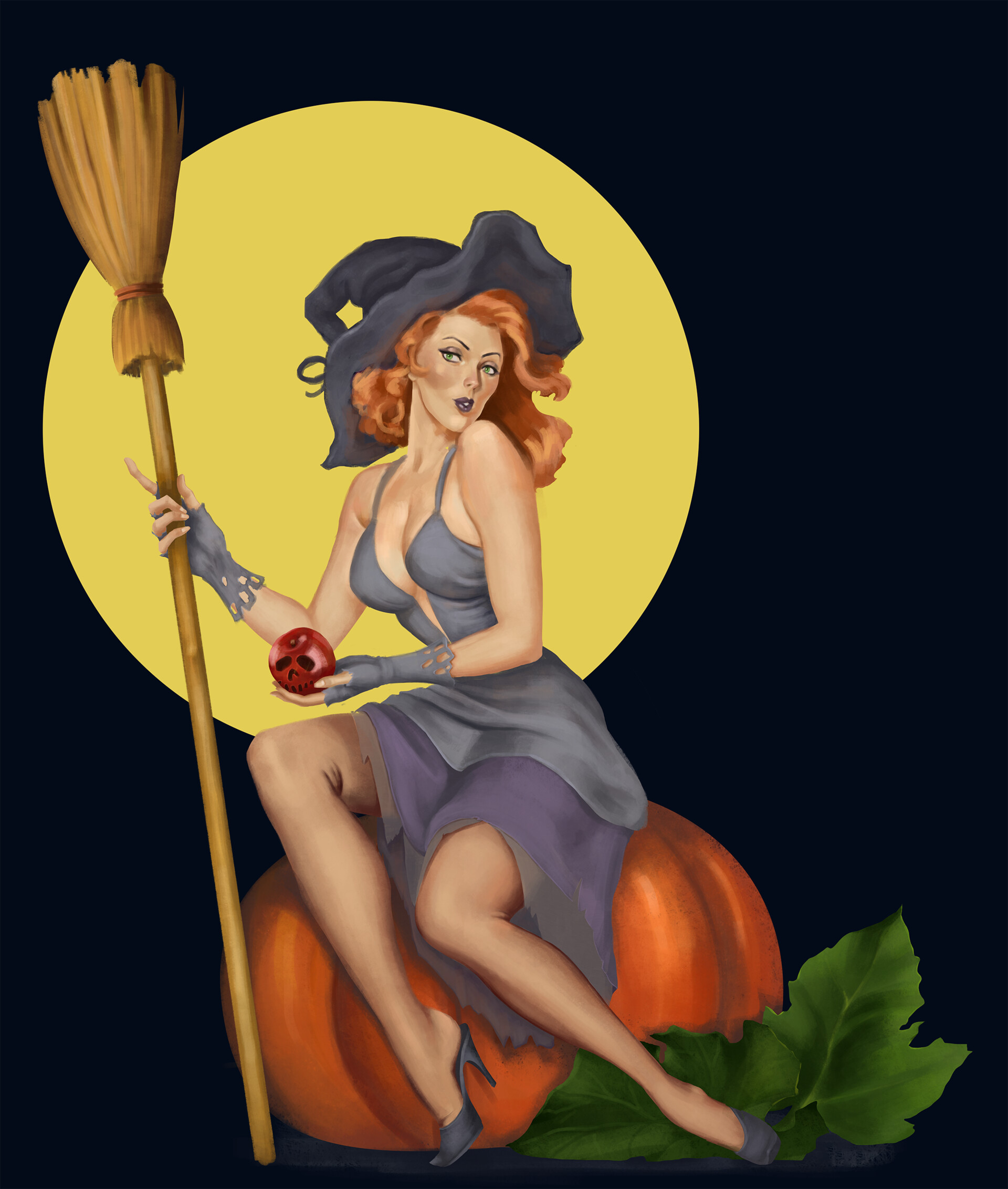 Pin-up Witch.