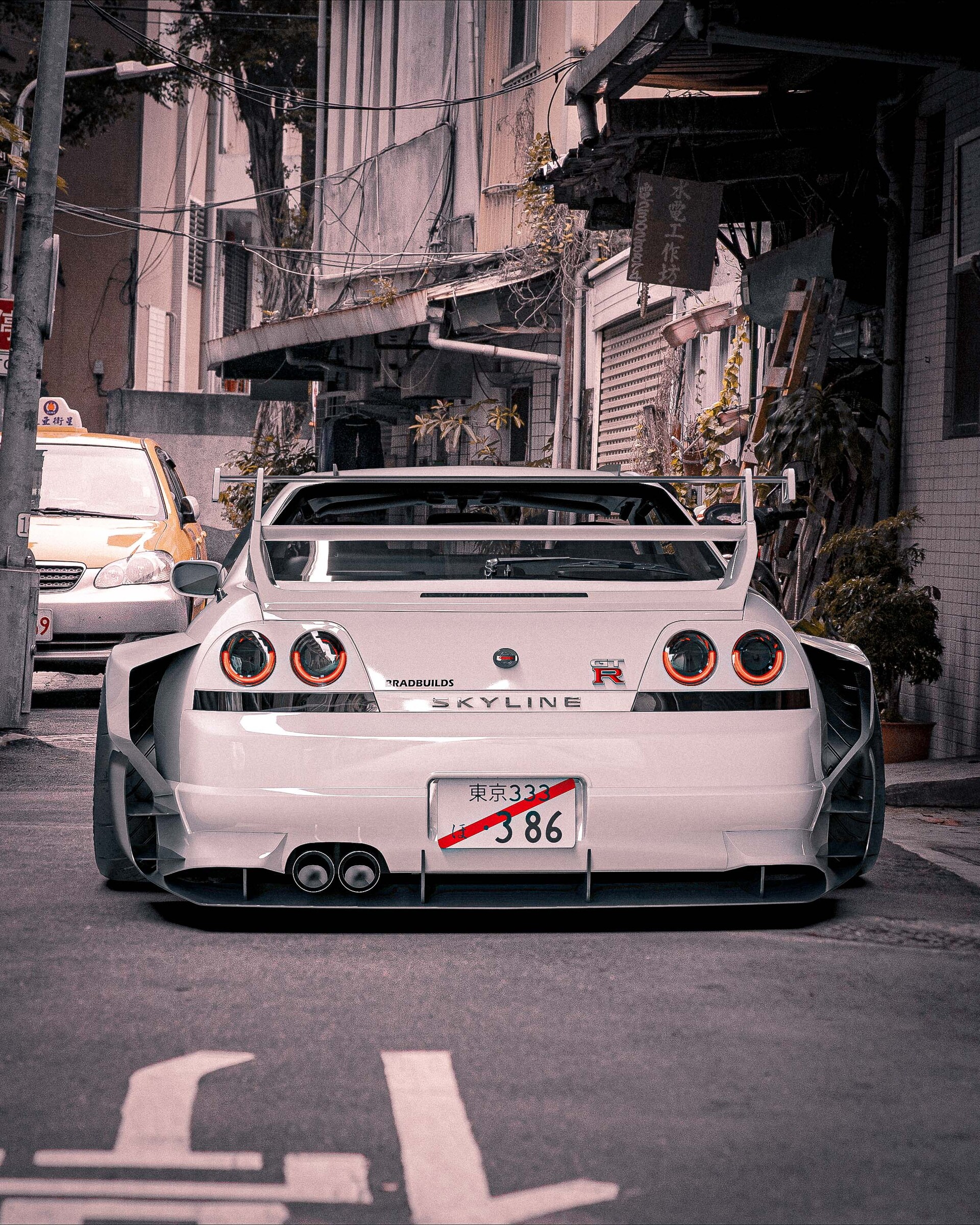 Artstation R33 Gt R Bradbuilds
