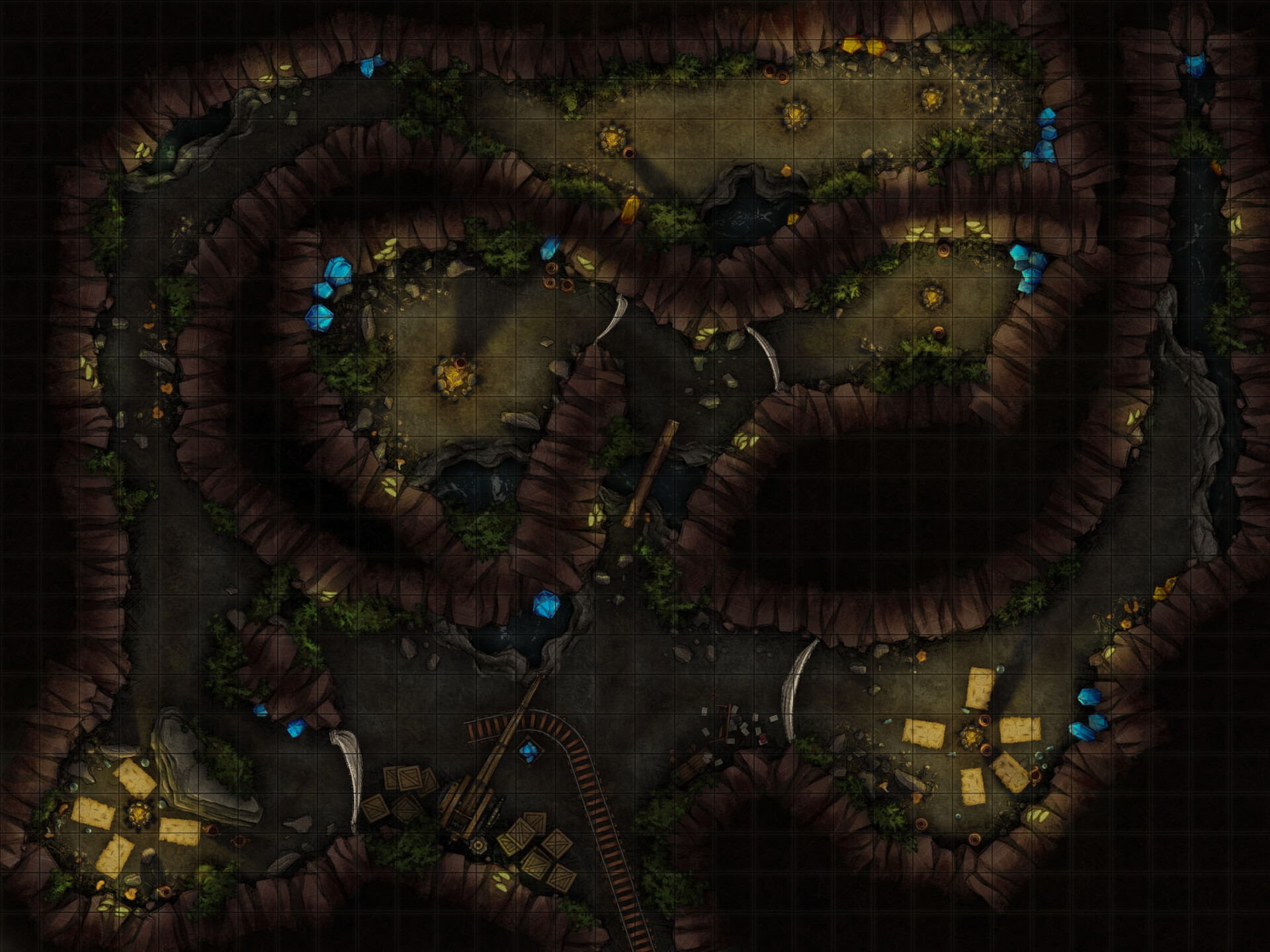 ArtStation Donavans Gem Mine