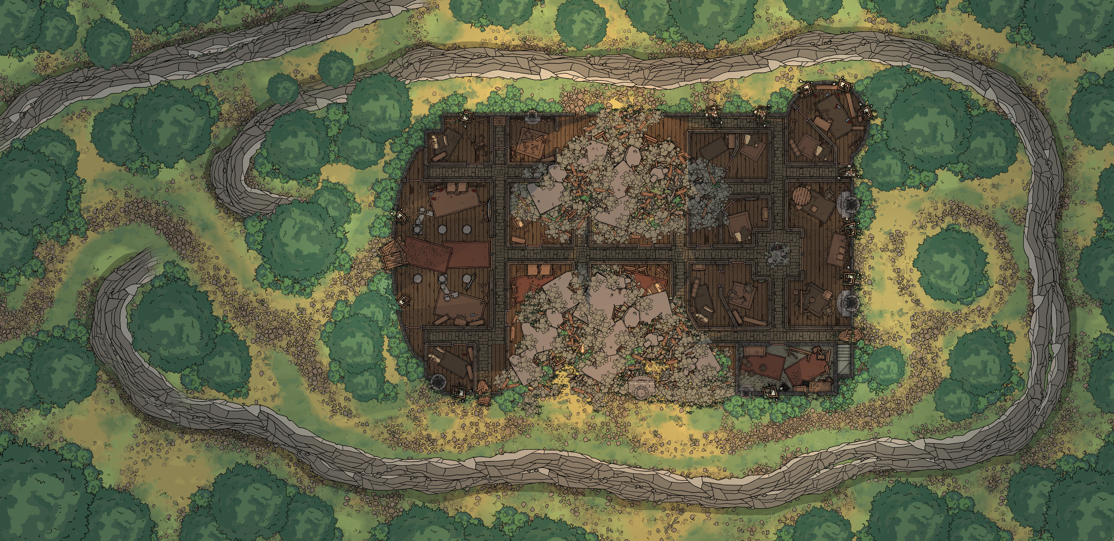 Ruined Tresendar Manor