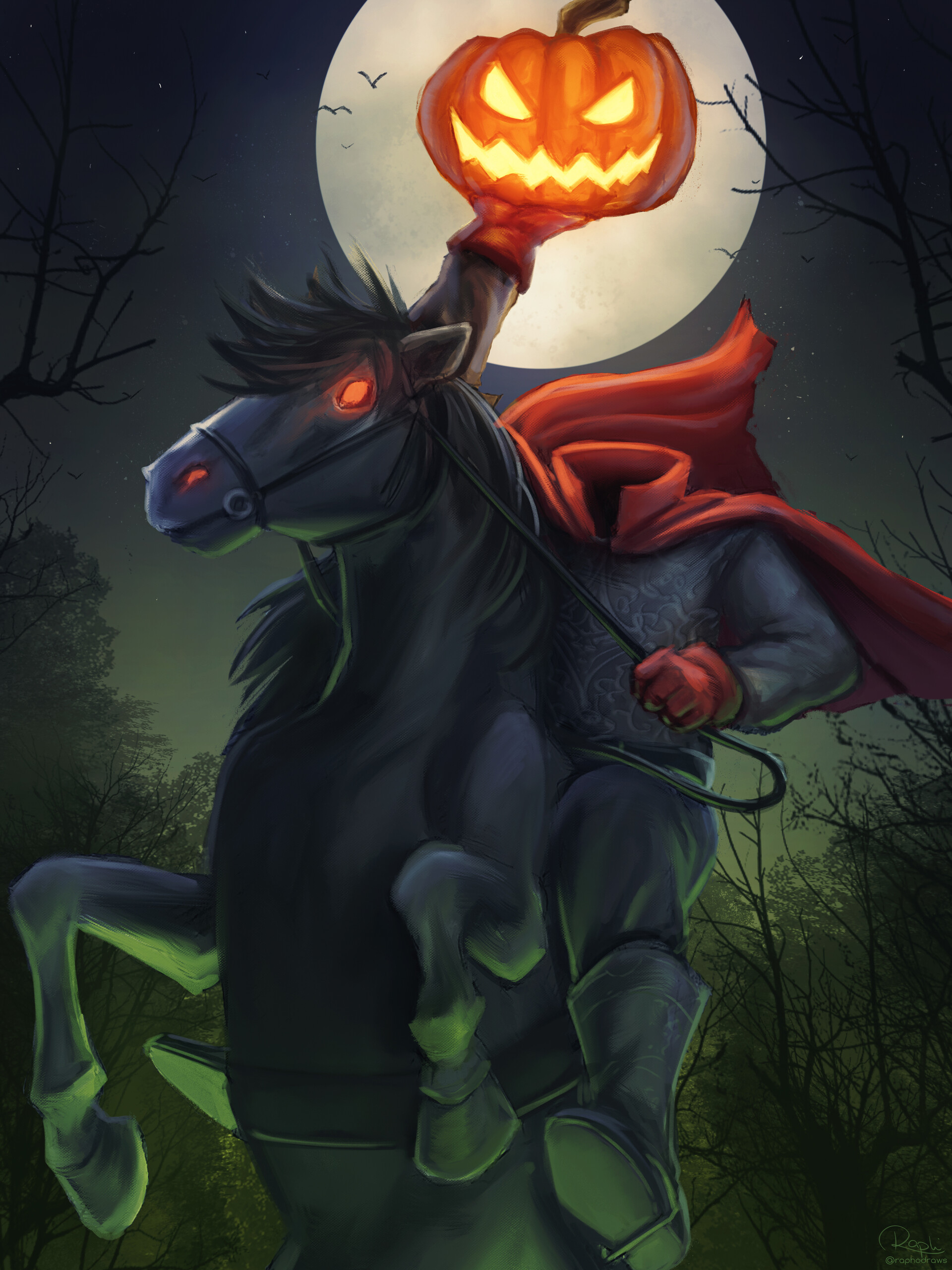 ArtStation - Headless Horseman