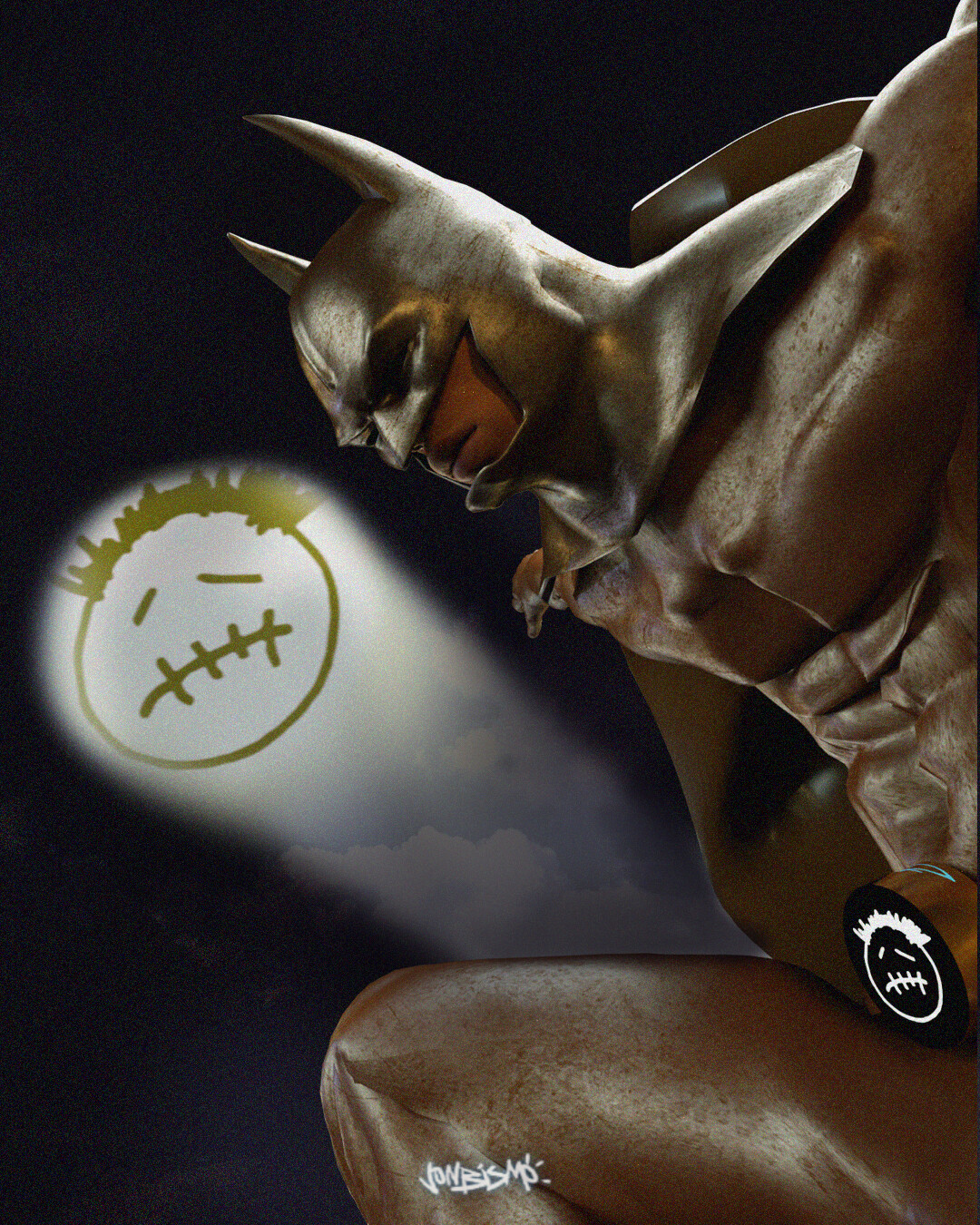 Jonbismo Jon Benet 3d Renders Of Travis Scott As Batman