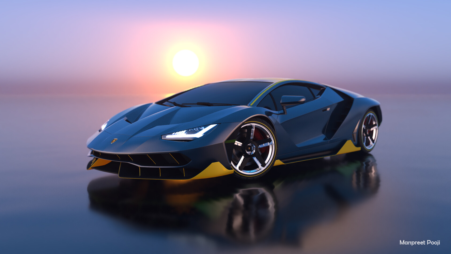 ArtStation - Lamborghini Centenario