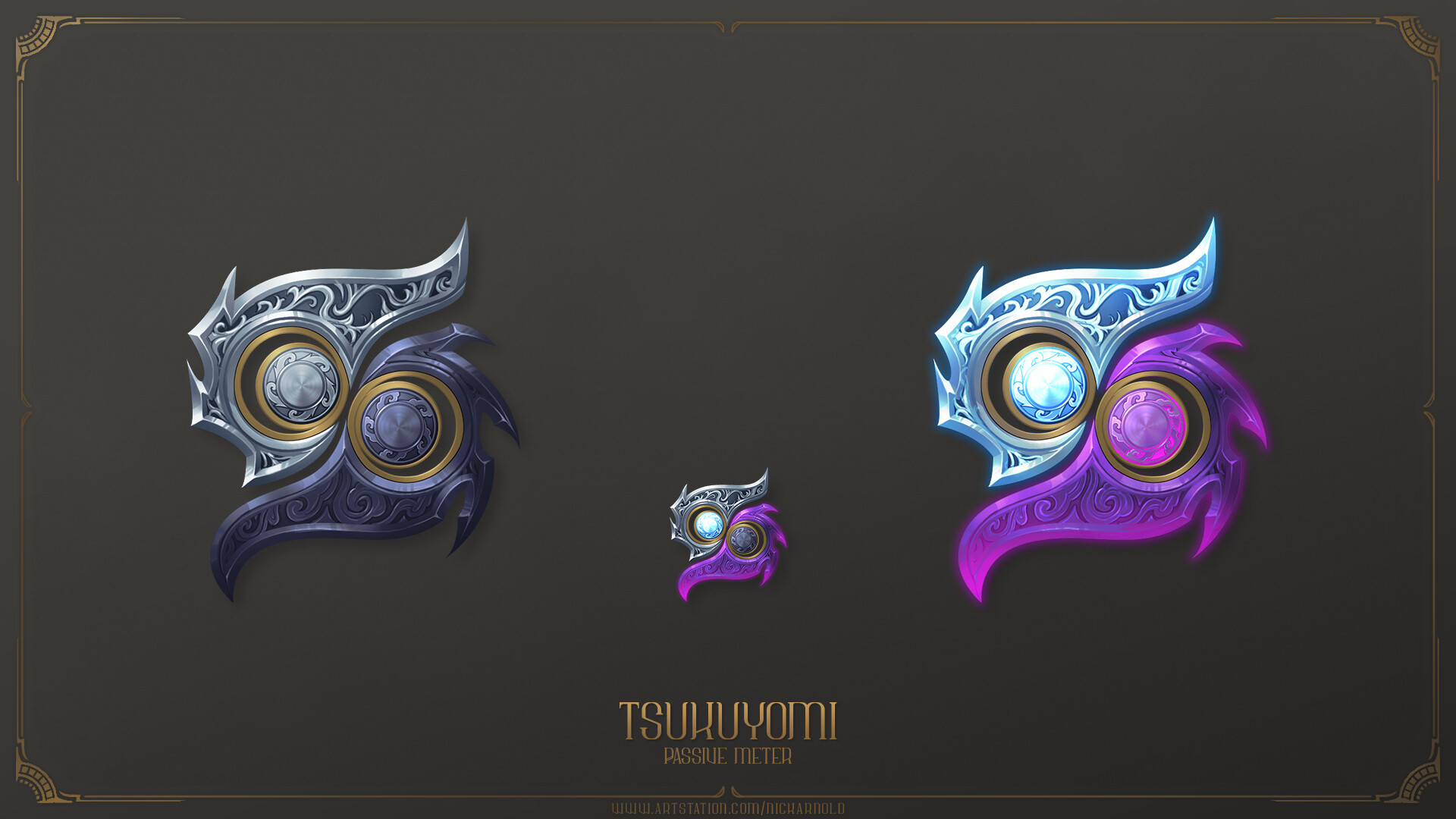 Nick Arnold - Smite God UI Art