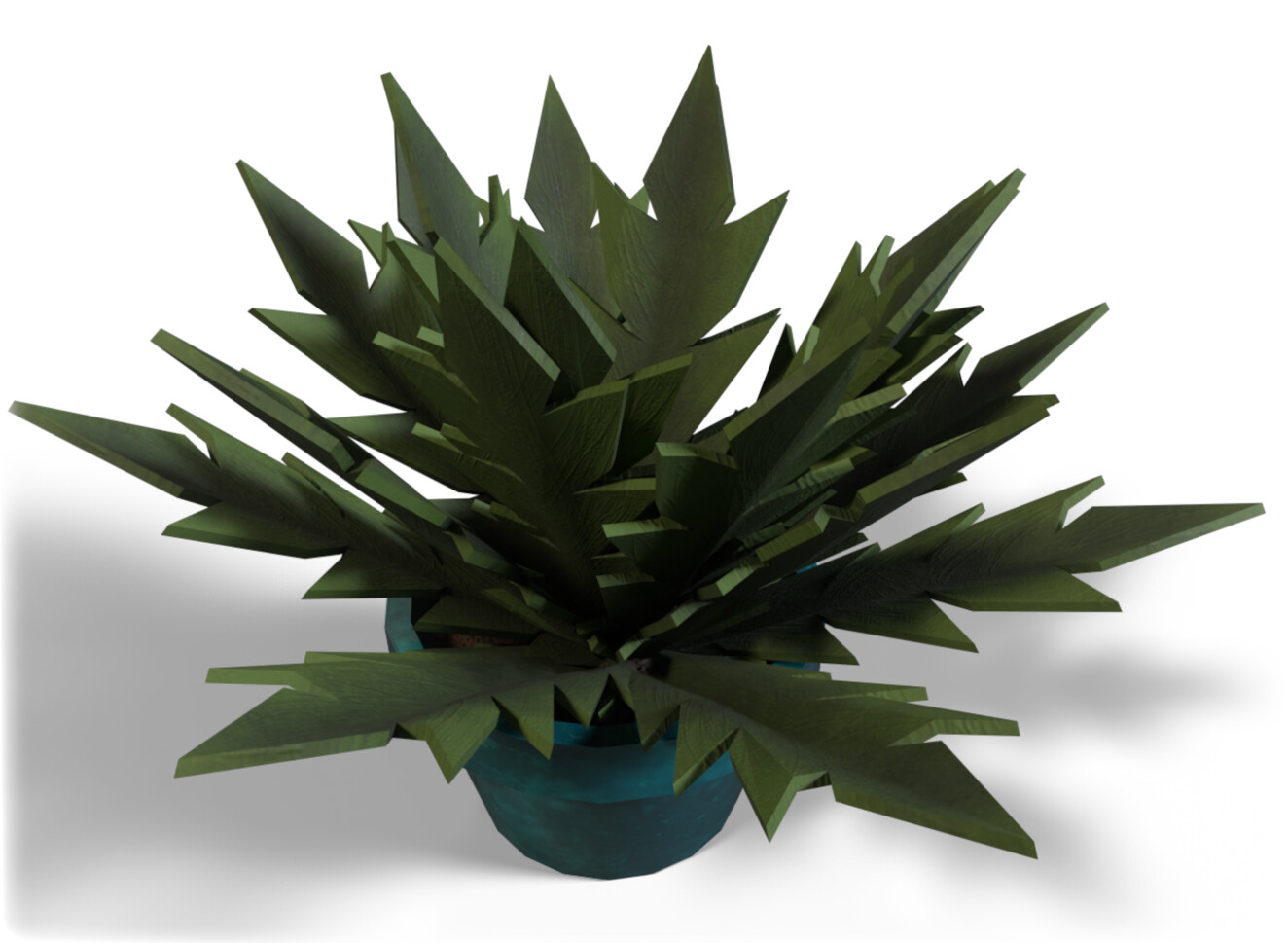 Plant used in scene, modeled by Alex Grant (@ChesHart)