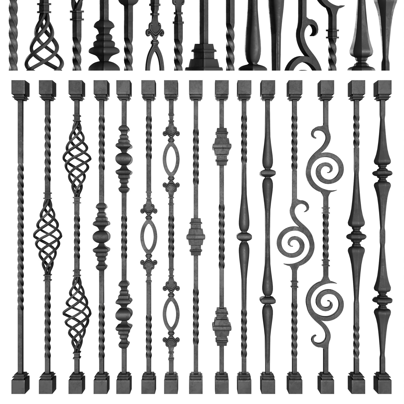 Wroght Iron Objects Pack | +40 Pieces