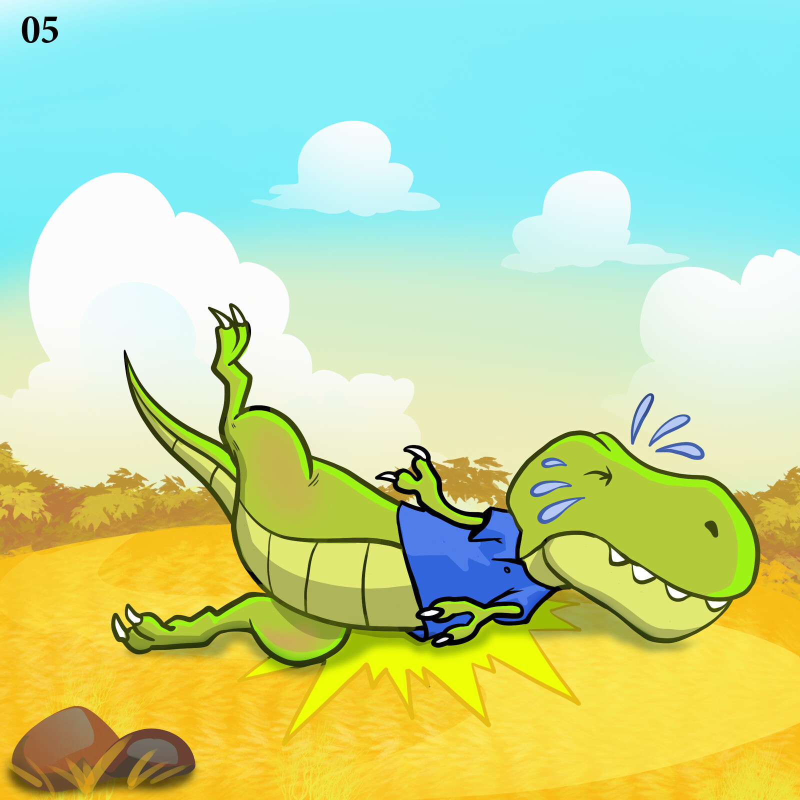 dinosaur that can fly swim and walk