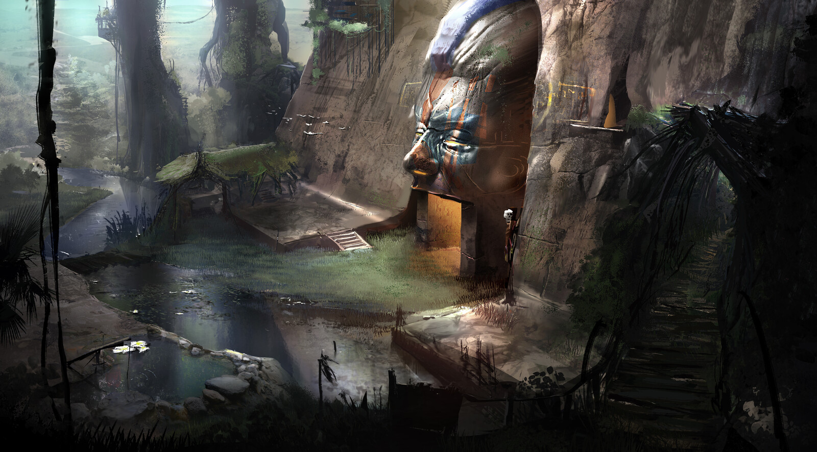 Concept Art for PitchOut, personal project 