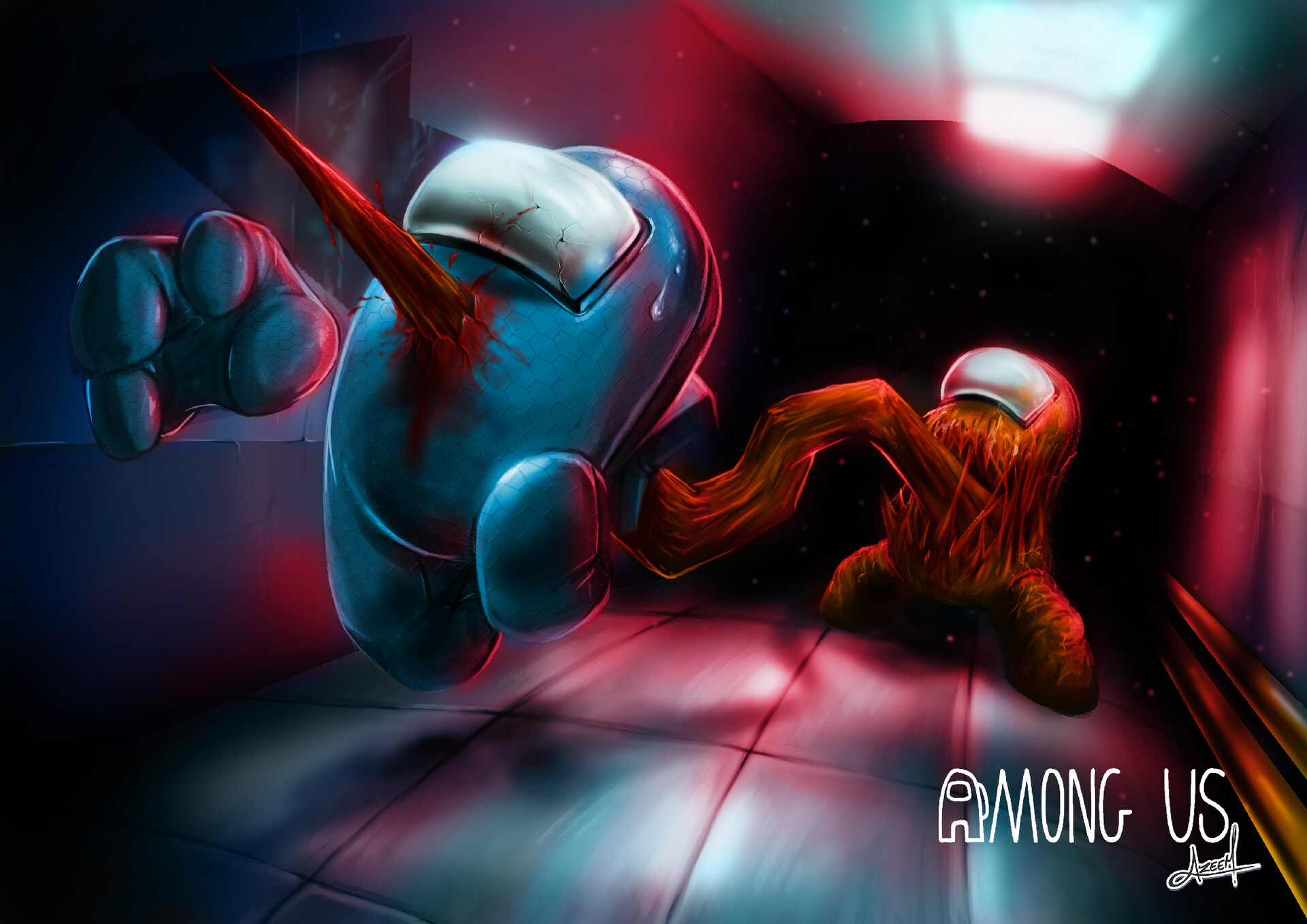 Artstation Impostor Among Us Azeem Montero Tons of awesome imposter among us wallpapers to download for free. impostor among us azeem montero